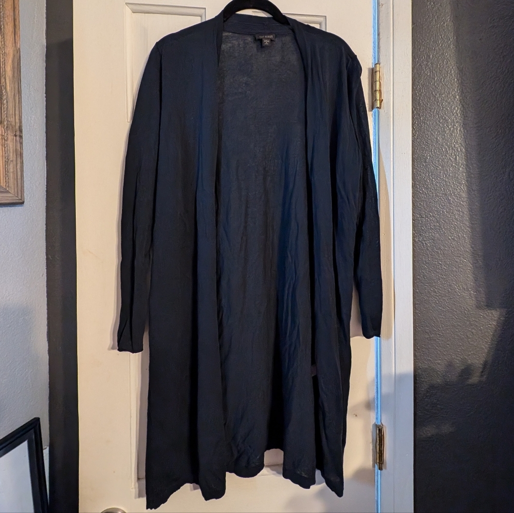 J Jill Navy Cardigan